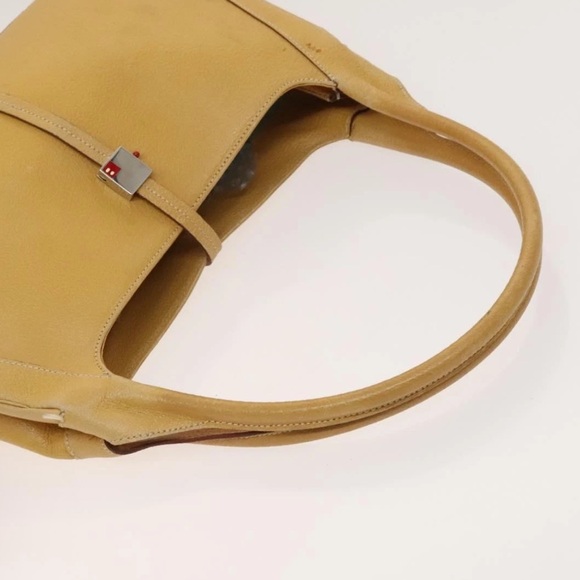 BALLY Elegant Tan Leather Handbag (minor callouts) - Picture 4 of 12